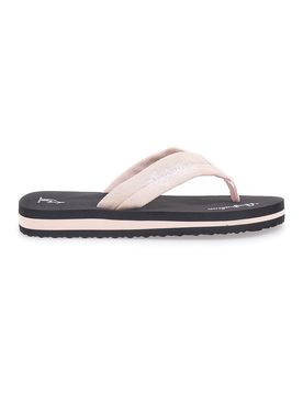Ciabatte nere con fascia rosa AU24W409 36