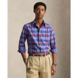 Camisa Oxford de hombre de algodón Regular fit