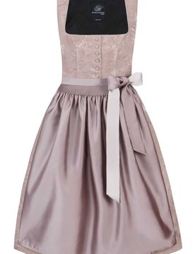 Dirndl Marlene (mauve, Gr. 48) von Heimatgwand Premium für Damen, 55% Viskose, 25% Leinen, 20% Baumwolle