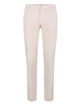 Pantaloni in Gabardine Stretch