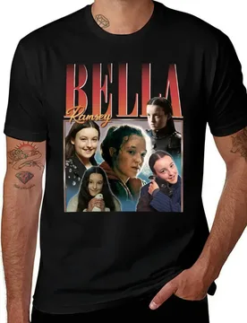 Bella Ramsey Retro 90s T-Shirt valentines boutique clothes shirts graphic tees Blouse luxury designer T-shirt men - Aliexpress - FashionsVida