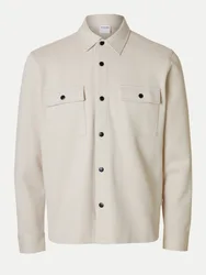 Overshirt mit Druckknöpfen Beige L