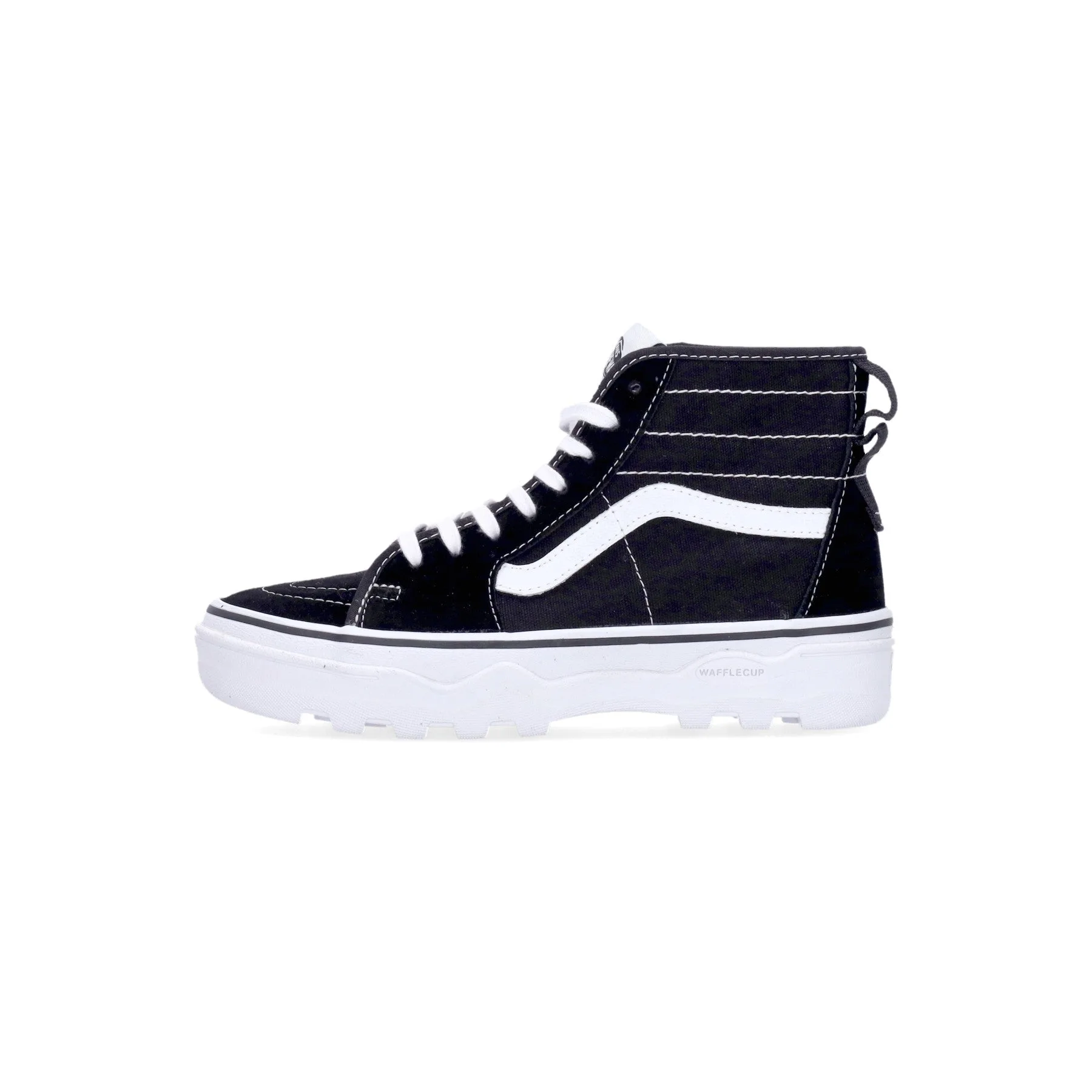 Scarpa Alta Donna Sentry Sk8-hi Wc Black/white - Vans - FashionsVida
