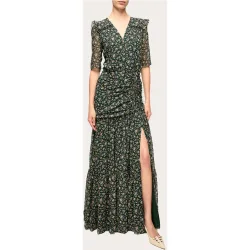 Vestido largo Mick de seda