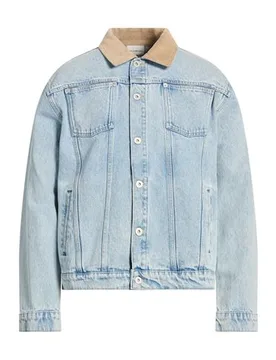 Jeansjacke/-mantel Herren Blau M Herren - DRÔLE DE MONSIEUR - FashionsVida