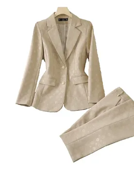 Fashion Temperament Professional Suits Women 2024 Spring Summer New Formal Long Sleeve Blazer And Pants&Shorts Sets Work Wear - Aliexpress - FashionsVida
