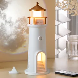 Leuchtturm-Projektorlampe mit LED-Mondschein