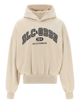 Felpa con cappuccio con stampa logo