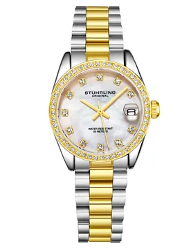 Womens Lineage 3936 Quartz 31mm Fashion - Silver - One Size - Stührling - FashionsVida