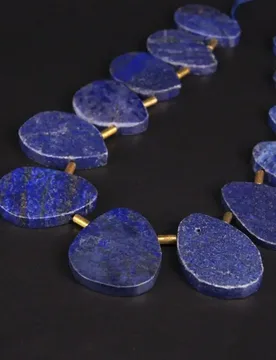 Strand Large Size Raw Lapis Lazuli Top Drilled Slab Slice Beads,Natural Blue Gems Stone Nugget Pendants Jewelry Making - Aliexpress - FashionsVida
