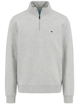 Sweat à Demi-zip 16131351 Medium Grey S - Fynch Hatton - FashionsVida