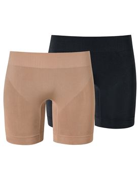 SCHIESSER Panti marrón / negro