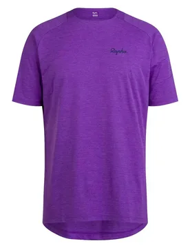 Maglietta A Maniche Corte Trail Technical Pansy / Dress Blues - Rapha - FashionsVida