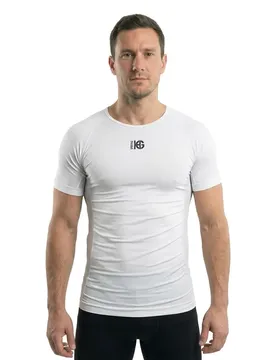 T-shirt à Manches Courtes Eleven White L