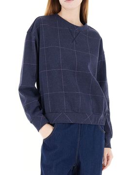 DEHA Felpa girocollo BLU NAVY S