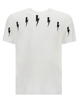 Neil Barrett T-Shirt stampa fulmini