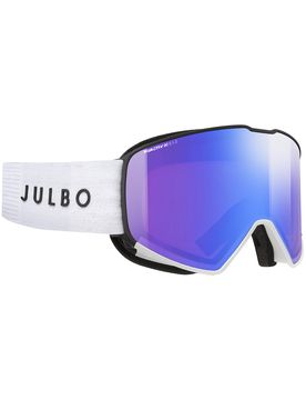 Photochromatische / Selbsttönende Skibrille Cyrius-X Reactiv 1-3 GC Black/White aus Wolle Weiß