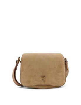 Ami Paris Borsa A Tracolla In Suede