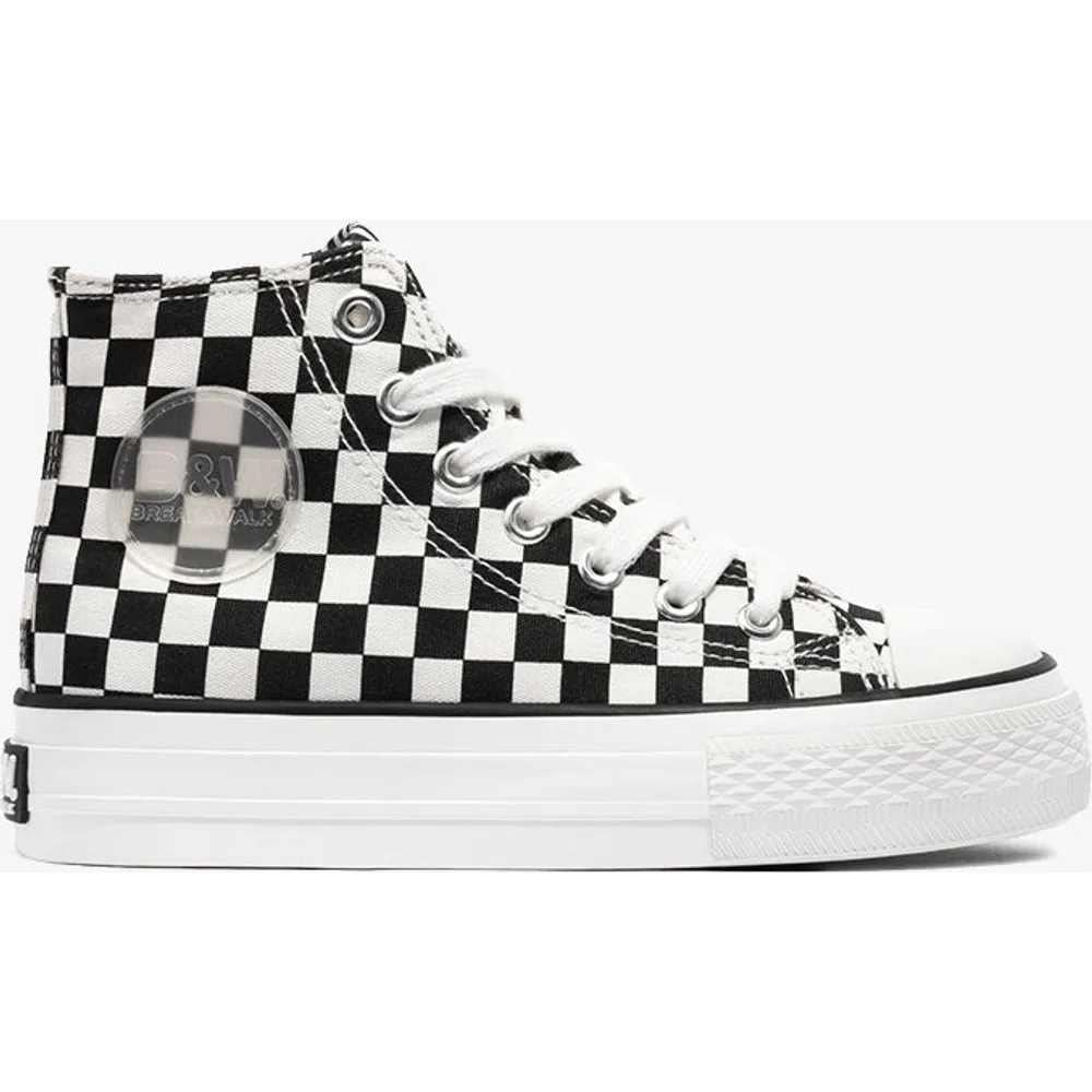 Zapatillas de lona de mujer multicolor con cordones - Break and Walk - FashionsVida