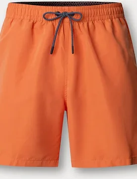 Bañador bermuda de hombre liso con logo bordado - Hackett - FashionsVida