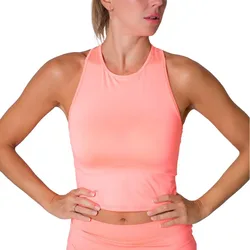 Coral Light Sleeveless T-shirt Oarange XL