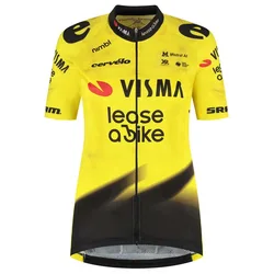 Maillot à Manches Courtes Team Visma Lease A Bike Replica 2026
