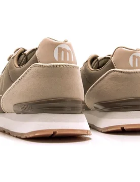 Zapatillas de mujer tipo running bajas diferentes texturas - mustang - FashionsVida