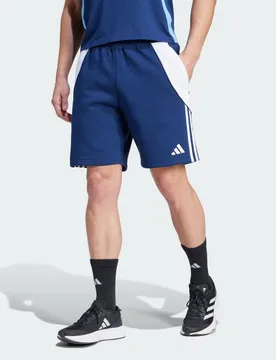 Tiro 24 Herren Kurze Hosen - Blau - Größe S - Baumwoll-Jersey Blue S - Adidas - FashionsVida