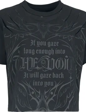 Gothic T-Shirt - The Void - S bis XXL - für Damen - Größe XL - schwarz - Frauen - female - Gothicana by EMP - FashionsVida