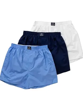 Boxers 714610864 3 Unités White / Blue M