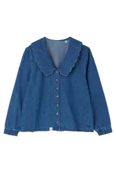 Ada Blouse - Blue - Size: 14