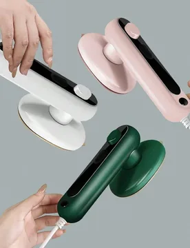 Pieza Vaporizador de ropa, Plancha de viaje portátil, Plancha de mano seca y de vapor mini, Calentamiento rápido para el hogar y los viajes - Shein - FashionsVida