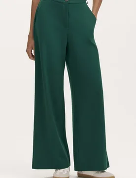 Marissa Regular Ponte Jersey Trouser - Bottle Green - Size: 22 - Finery London - FashionsVida