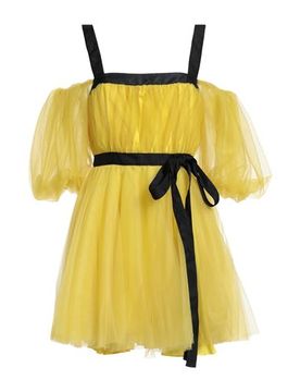 Minivestido Mujer Amarillo 34,38,40 Mujer