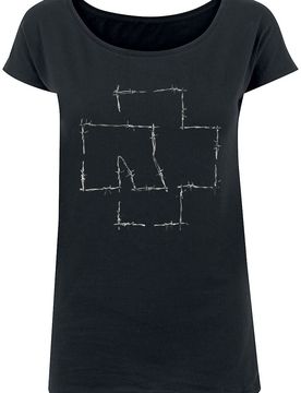 T-Shirt - Stacheldraht - S bis XL - für Damen - Größe L - schwarz - Lizenziertes Merchandise! - Frauen - female