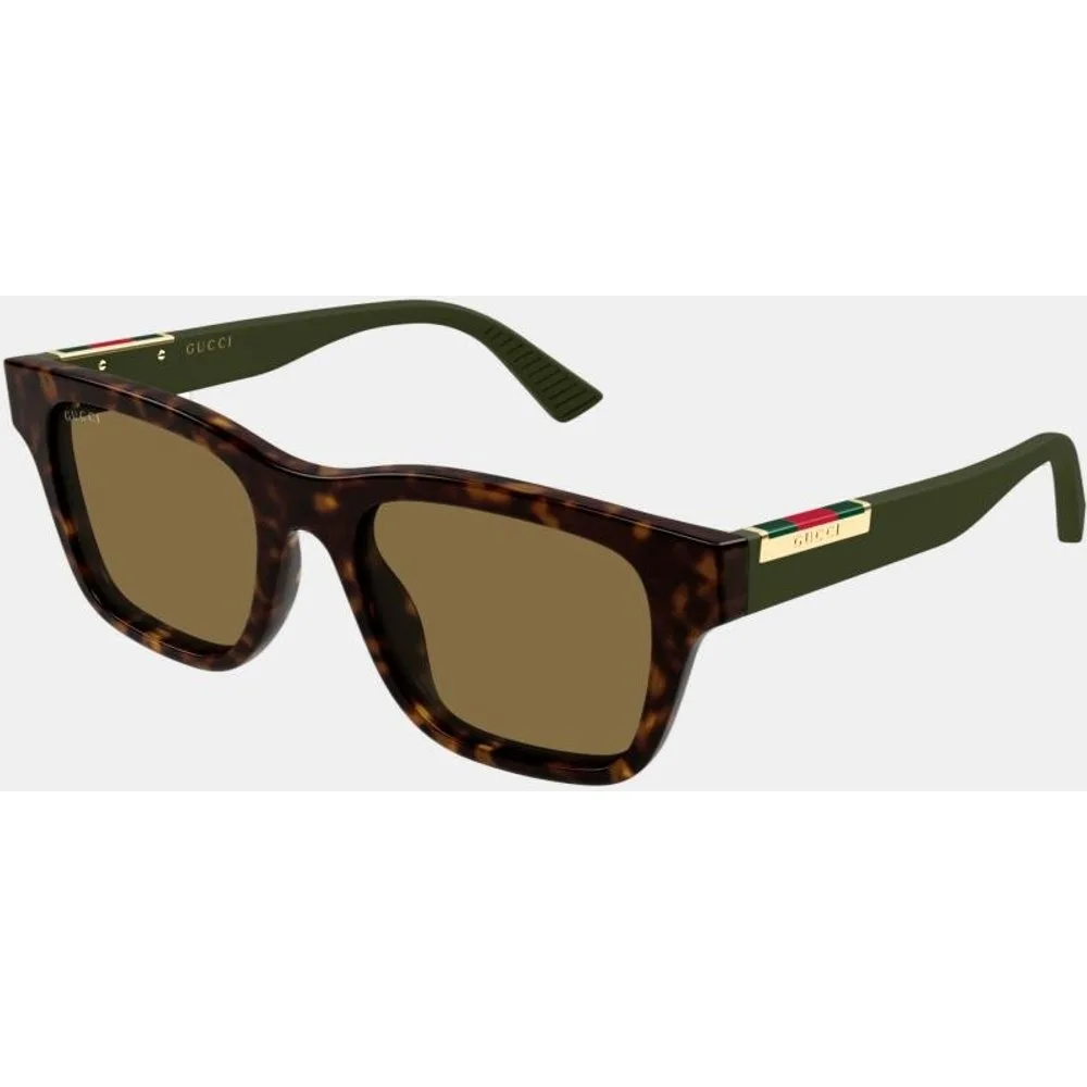 Gafa de sol de hombre rectangular en acetato - Gucci - FashionsVida