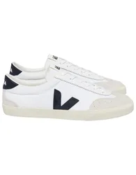 Sneakers rétro en toile de coton - Volley White Black en Coton - Taille 38 - Blanc