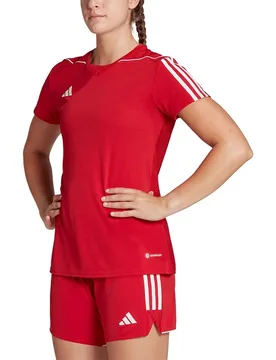 T-shirt à Manches Courtes Tiro 23 Team Power Red / White L - Adidas - FashionsVida
