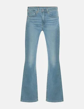 Levi'S Womens 725 High Rise Bootcut Jeans In Blue Cotton - Size 25w/30l - Levis - FashionsVida