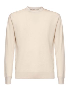 Maglione Girocollo In Lana E Seta