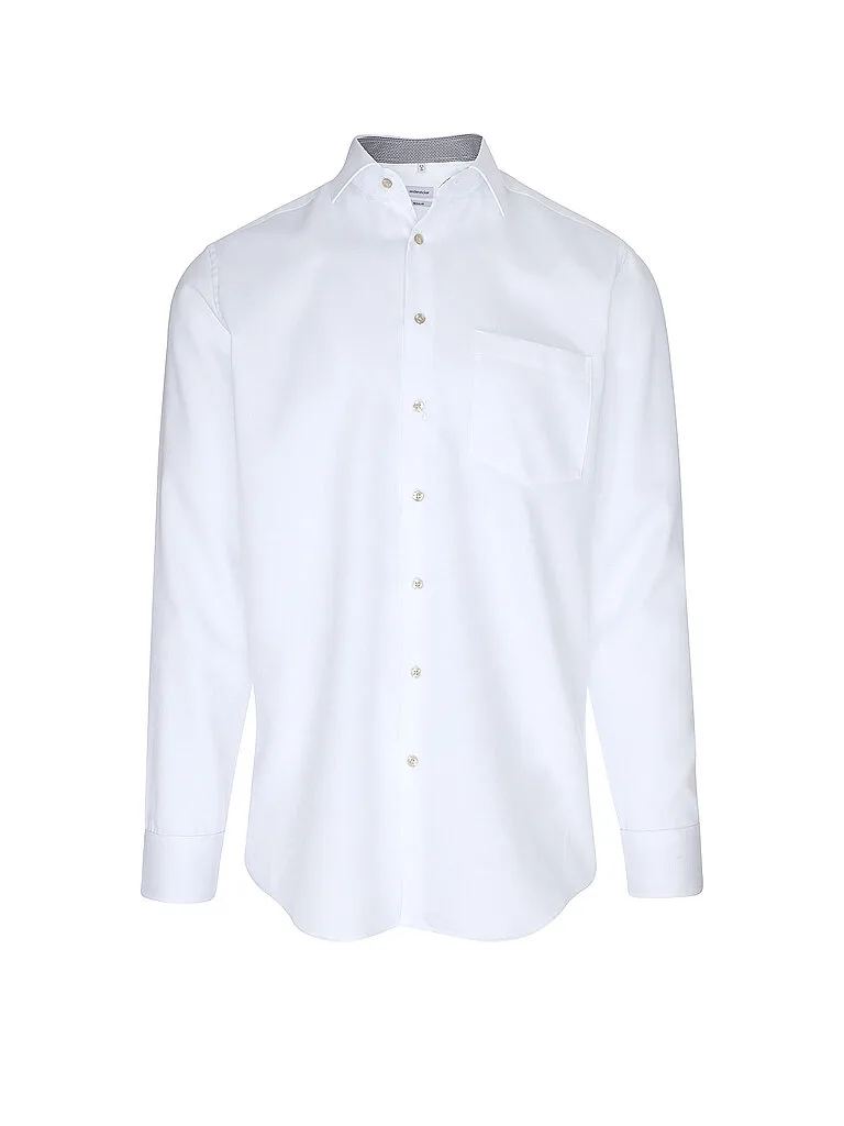 Camicia Regular Fit bianco 40 - Seidensticker - FashionsVida