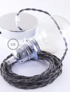 Cables Lampe Suspendue Pendel Pour Abat-jour Tn03 Diy 2 M Anthracite / Chrome Plated One Size - Creative - FashionsVida