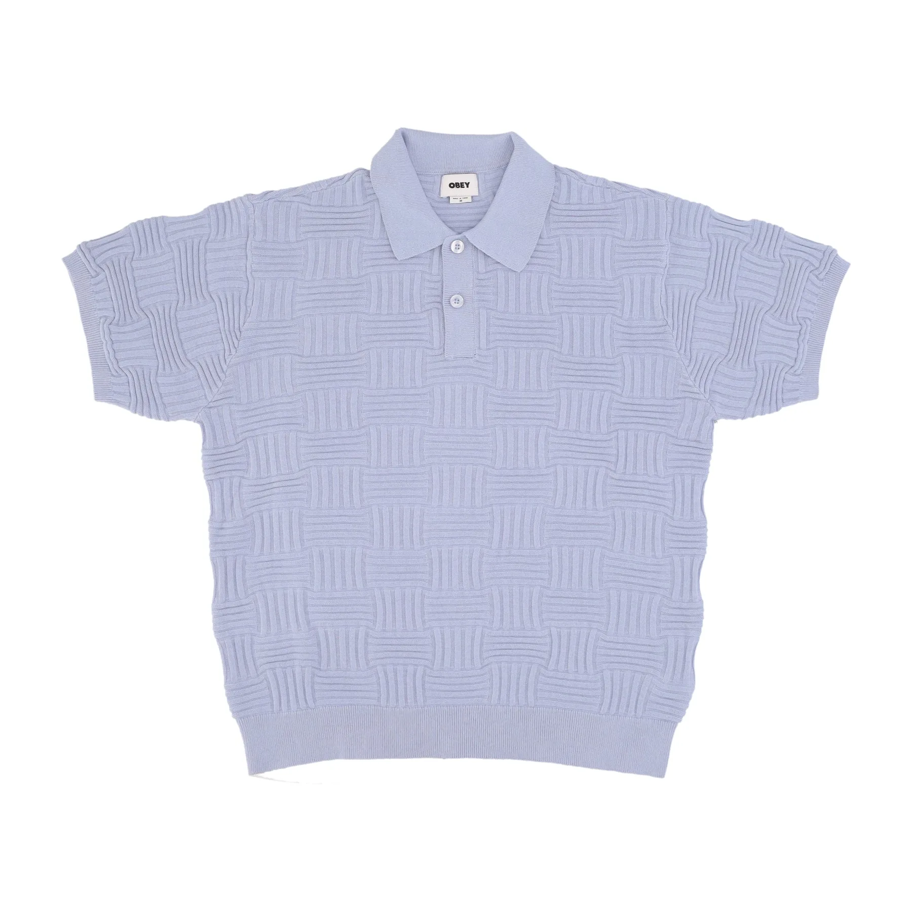 Polo Manica Corta Uomo Alfred Polo Sweater Hydrangea - OBEY - FashionsVida