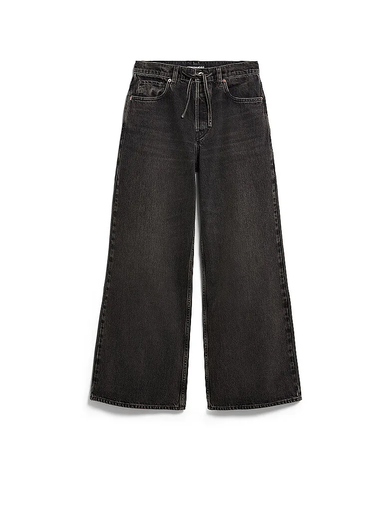 Jeans Wide Leg ASTRAEAAS negro 29/L32 - Armedangels - FashionsVida