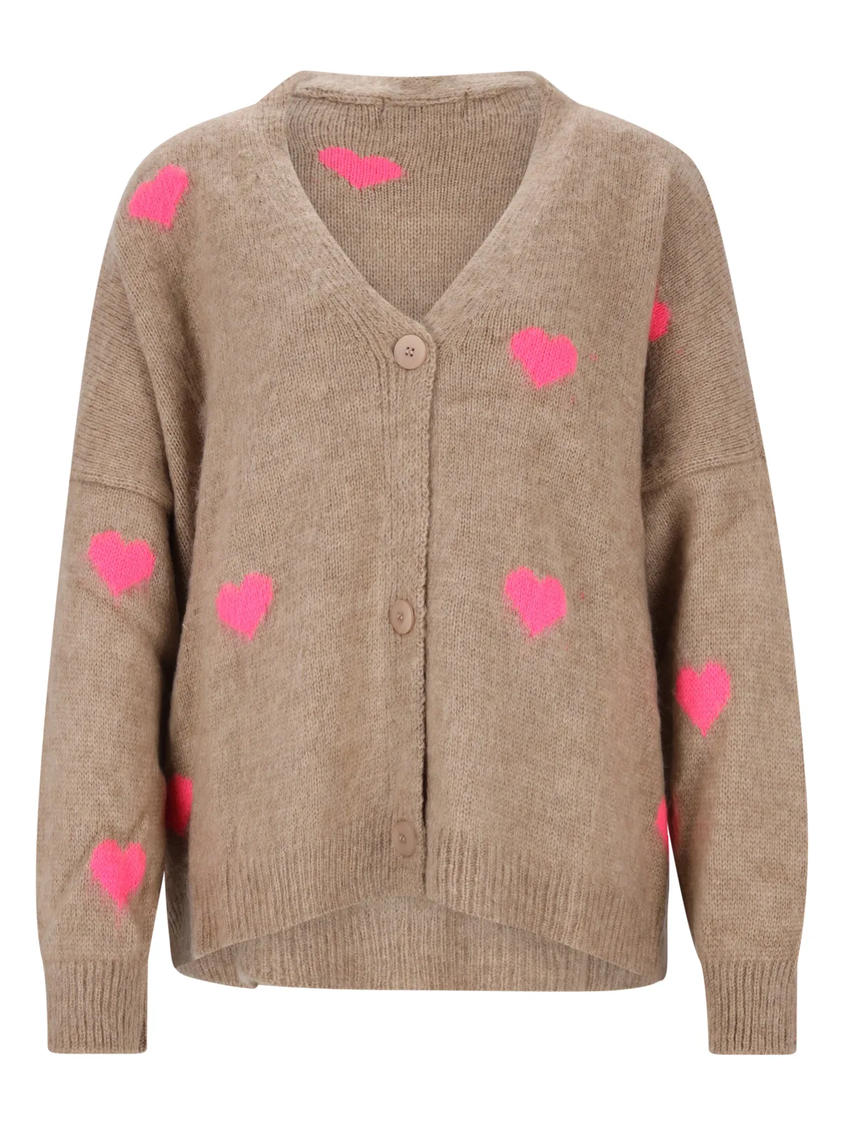 Cardigan Sma Hearts Aover femae - L - FashionsVida