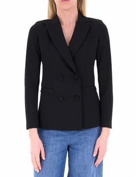 Blazer doppiopetto NERO XL - Rinascimento - FashionsVida