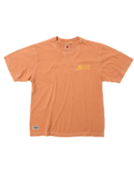 Running Dog Dyed T-Shirt - Orange