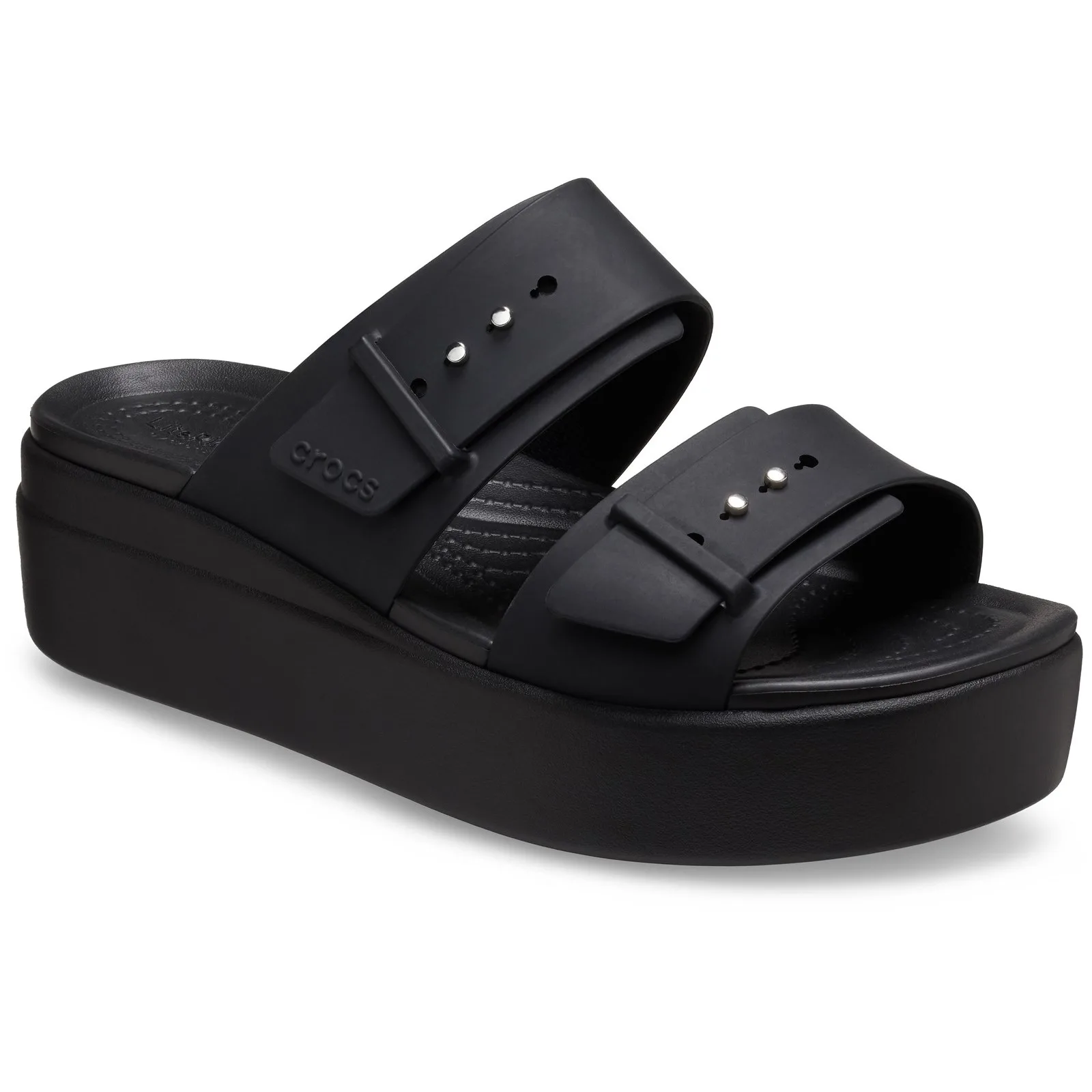 Womens Brooklyn Sandal Low - White - Size Uk 6 - Crocs - FashionsVida
