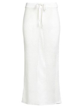 Maxi-Rock Damen Elfenbein L,S,XS Damen