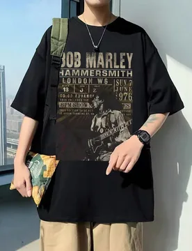 Reggae Bob Marley Rastaman Vibration Graphic T-shirt Men Women Casual Soft Cotton T Shirts Tops Male Fashion Vintage Streetwear - Aliexpress - FashionsVida